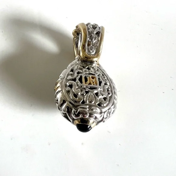 John Medeiro Gold and Silver Pendant - Picture 8 of 10